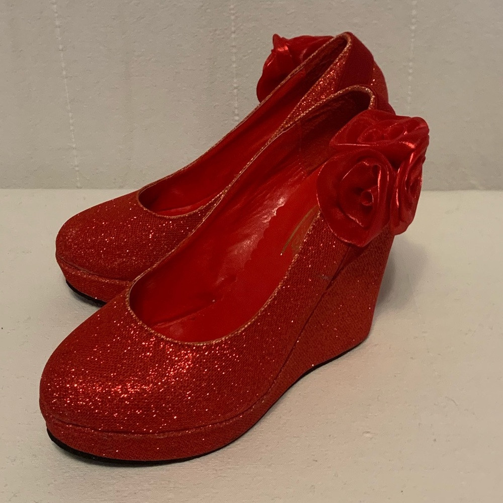 Glittery Dorothy/Ozma wedges